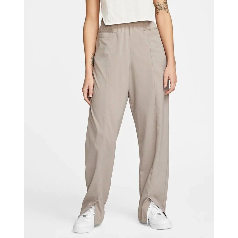 NEW Nike Sportswear Dri-Fit Tech Pack Women High Waisted Woven Trousers Size XXL